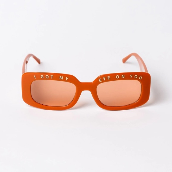 INDY x Free People Orange I Got My Eye On You Sunglasses - Picture 4 of 4